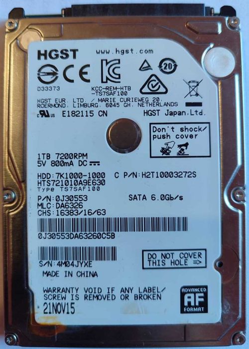 hdd 1tb 2,5 - купити комплектуючі для ПК - Ціна на OLX.ua