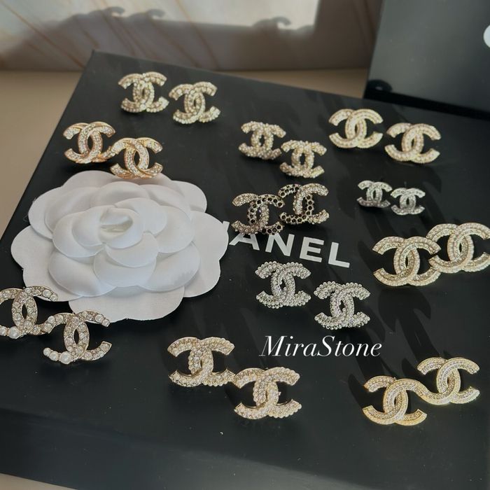 Сережки шанель в стилі Chanel