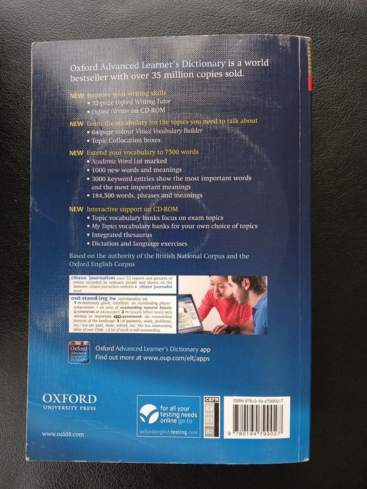 Dicionário Oxford 8ª edição