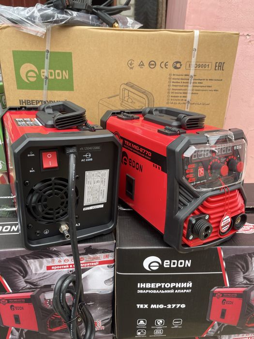 Сварочный полуавтомат EDON ТEX MIG 277G с газом и без