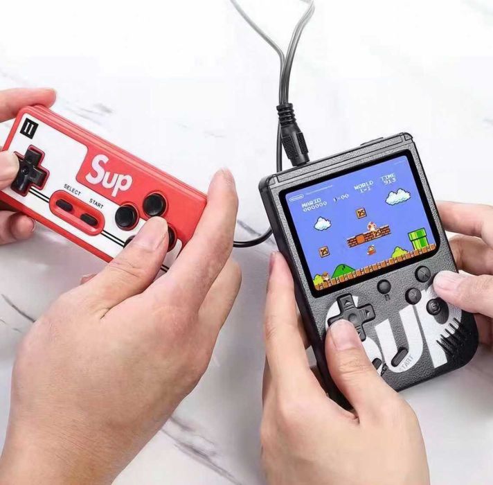 MINI KONSOLA RETRO 400 gier gra telewizyjna + PAD dla drugiego gracza