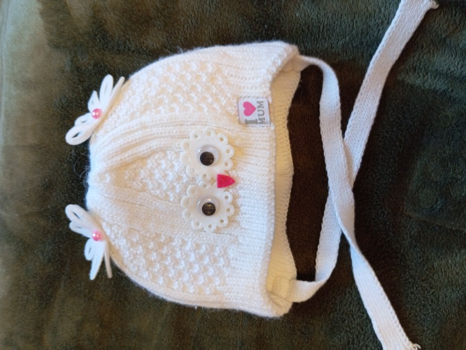 Шапочки 4шт.зима-демісезон