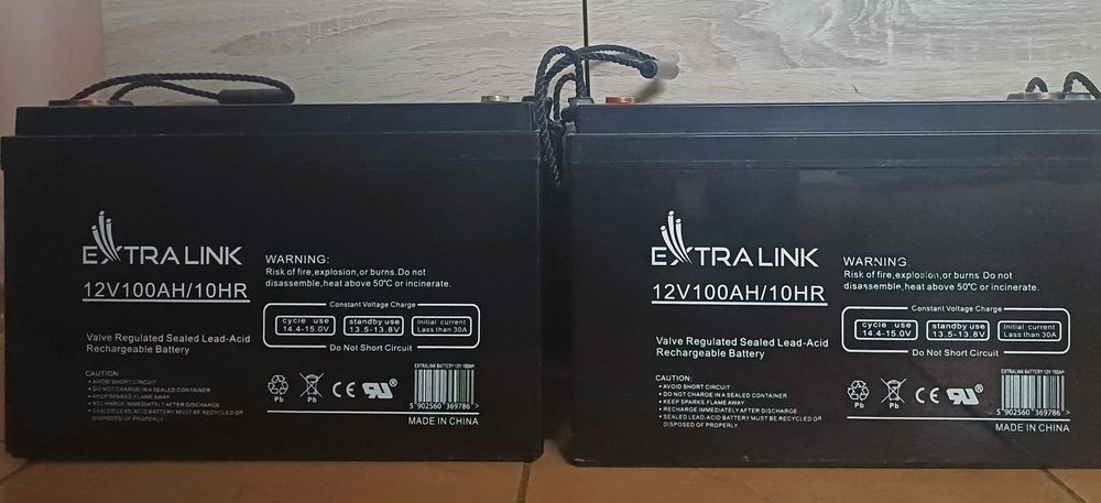 Гелевий акумулятор для інвертору  12V  100 Ah