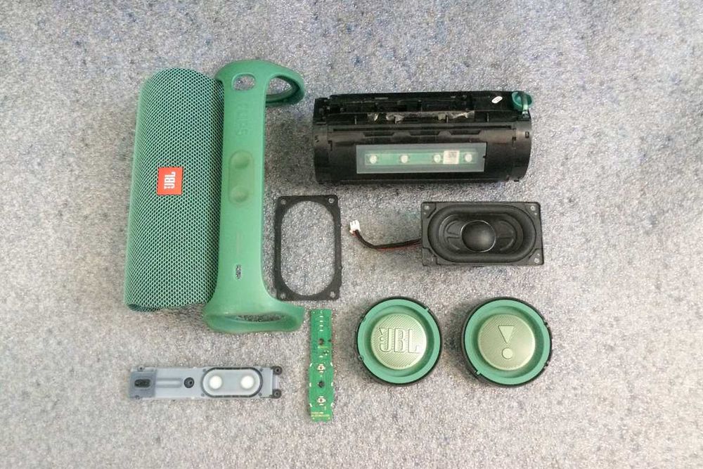 Запчастини JBL Flip 5 оригінал динамик пасивки корпус гнездо запчасти