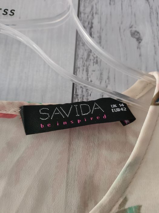 Bluzka damska z motylami 42 SAVIDA