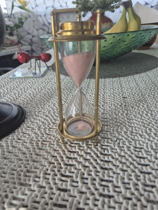 Ładna stara klepsydra mosiądz