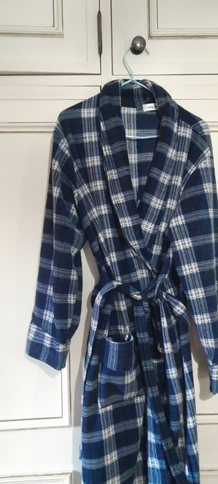 Robe comprido de cinto com bolsos L unisexo
