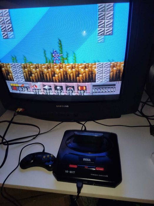 Sega Mega Drive 2 com Everdrive (todos os jogos)