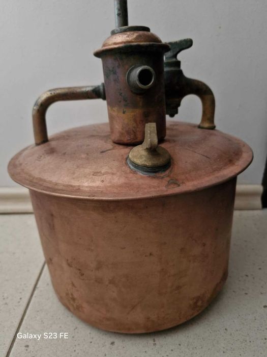 ALKOBRE  „D.R. Patent” zabytkowy miedziany aparat do Browarnictwa