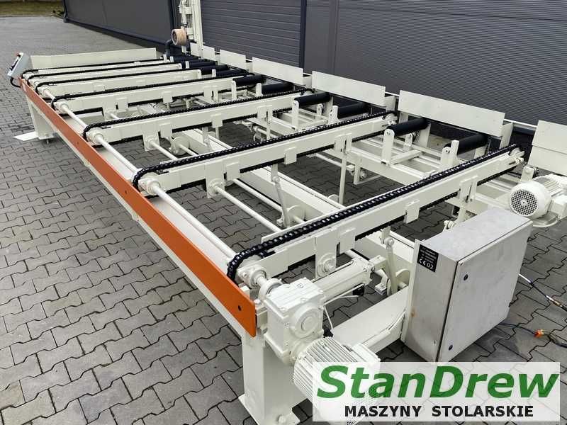 Podajnik do strugarki czterostronnej z napędem