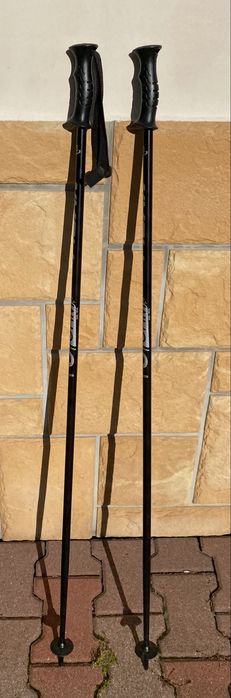 Kije narciarskie zjazdowe Fizan Storm 125 cm czarne