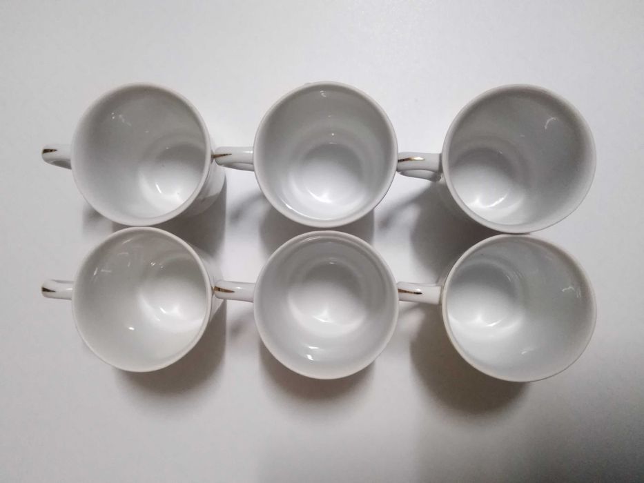 Conjunto 6 Chávenas + 6 Pires de Café "Made in China"