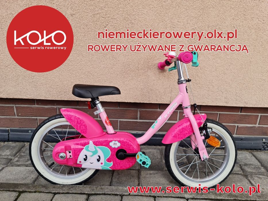 Rower dziecięcy dziewczęcy BTWIN koła 12 okazja polecam WYSYŁKA