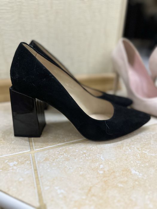 Туфлі черні замшеві розмір 40