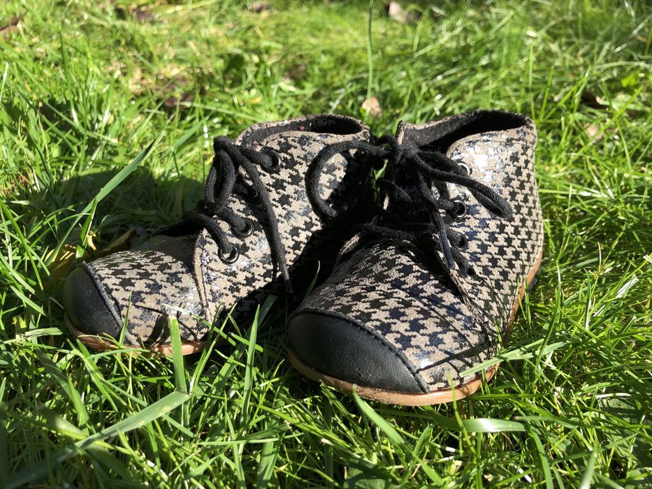 Buciki Emel roz. 21 w pepitkę wiosna jesień Naturino Mrugała