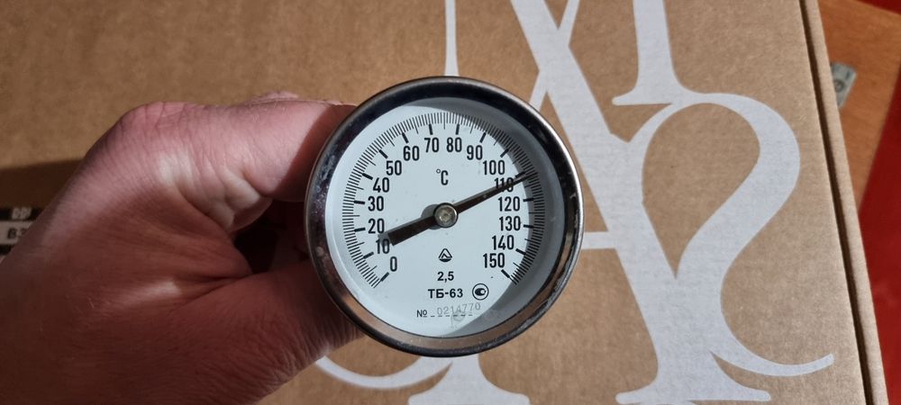 Термометры показывающие биметаллические ТБ-63 150°