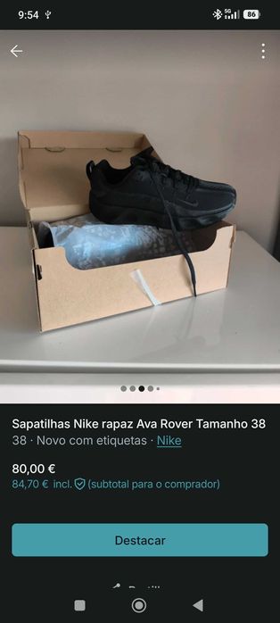 Sapatilha Nike Ava Rover Tamanho 38 nova