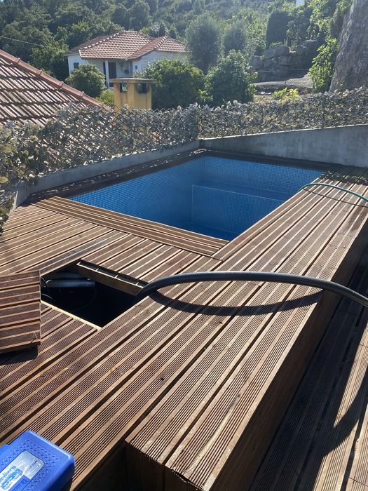 Piscinas de chapa aço