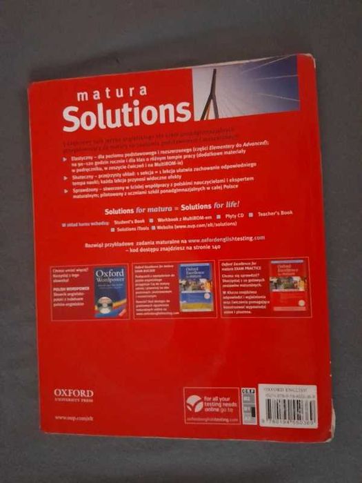 Matura solutions z płytą CD.