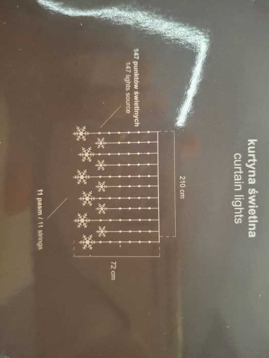 Kurtyna gwiazdki cieple Home and you Nowe