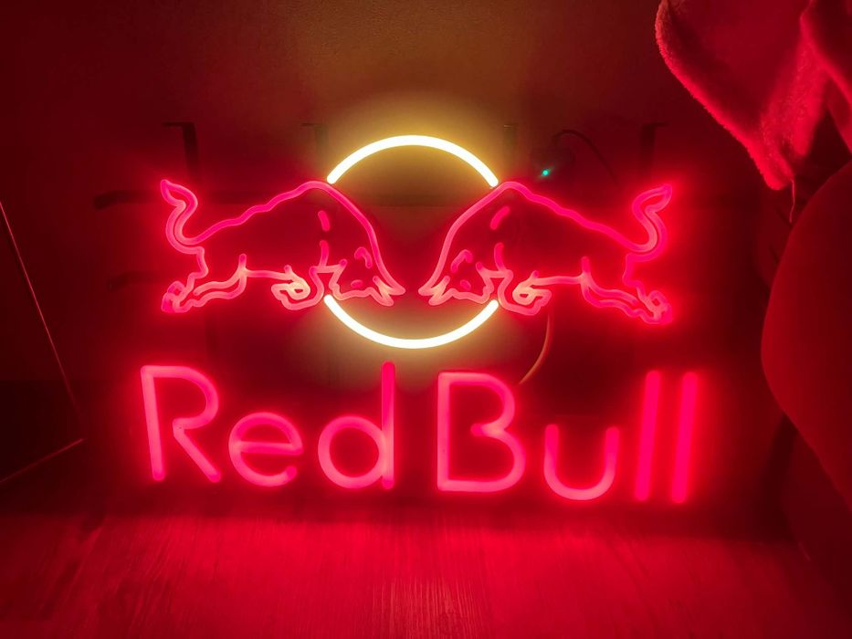 Podświetlacz Napis neonowy Red Bull
