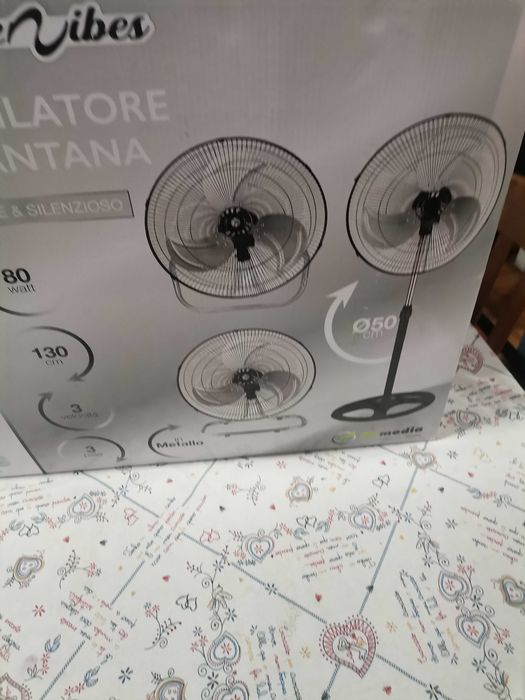Ventoinha nova na caixa