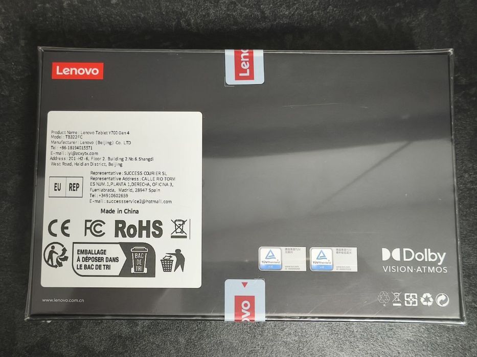 12/256 ГБ Legion Y700 Gen 4 Snapdragon 8 Elite Lenovo