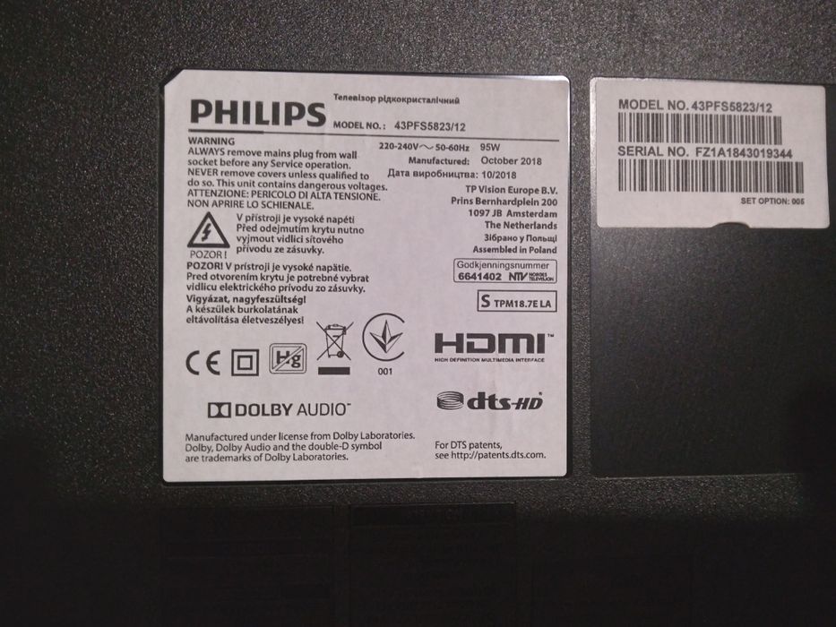 Telewizor Philips 43 cale