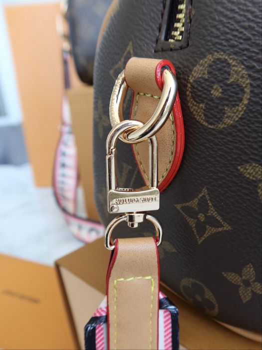 Сумка жіноча спиди Louis Vuitton Speedy 20 луі вітон коричнева шкіряна
