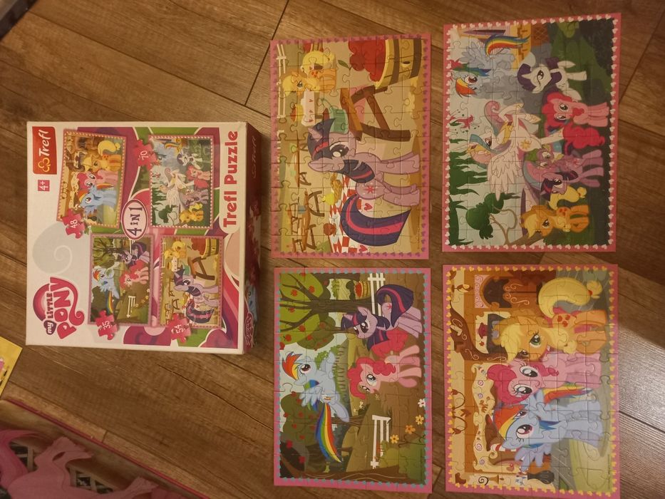 Zestaw My Little Pony puzzle + 10 koników