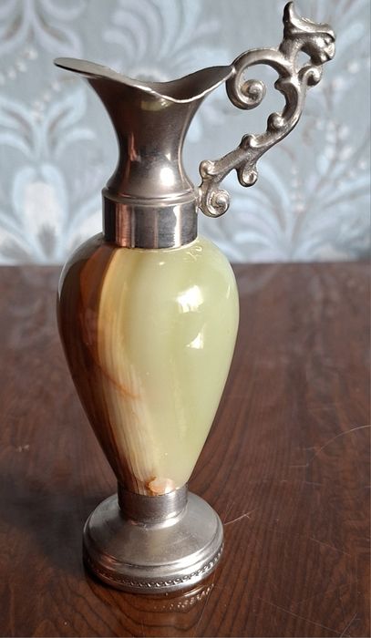 Винтажный Подсвечник! Из Натурального Камня! Оникс! 60 года!  Германия