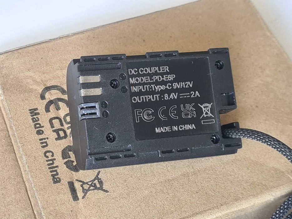 Batmax LP-E6 Dummy Battery (каплер)