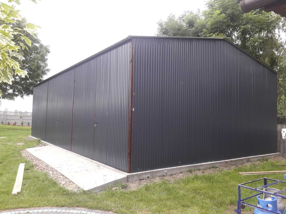 Garaż blaszany Garaże Blaszane -Magazyn Wiata-Hala Stalowa – GRZYWSTAL