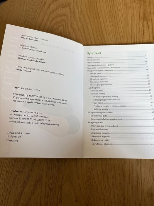 Książka „Cukinia”