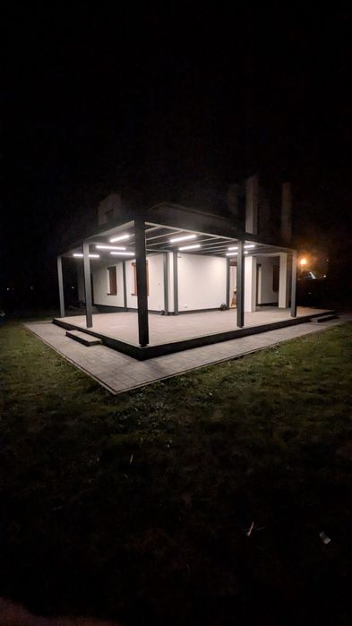 Pergola tarasowa. . Zadadzenie.Taras.