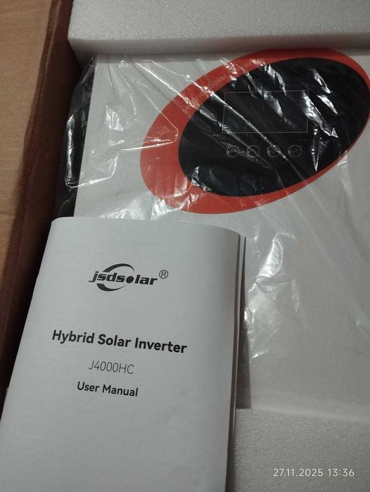 НАЛИЧИЕ Гибридный инвертор 4000W JSDSolar J4000HC 24V-220V MPPT 100A