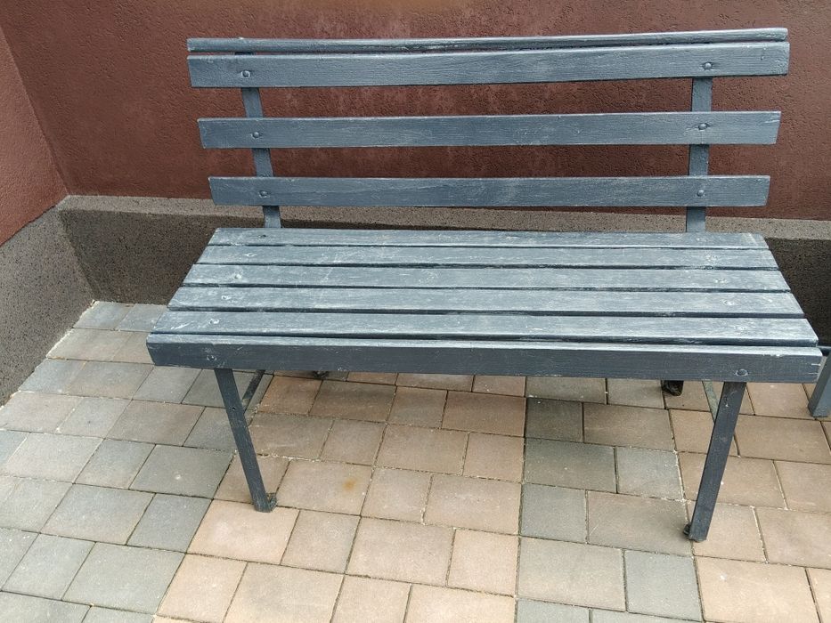 Ławka ogrodowa styl PRL