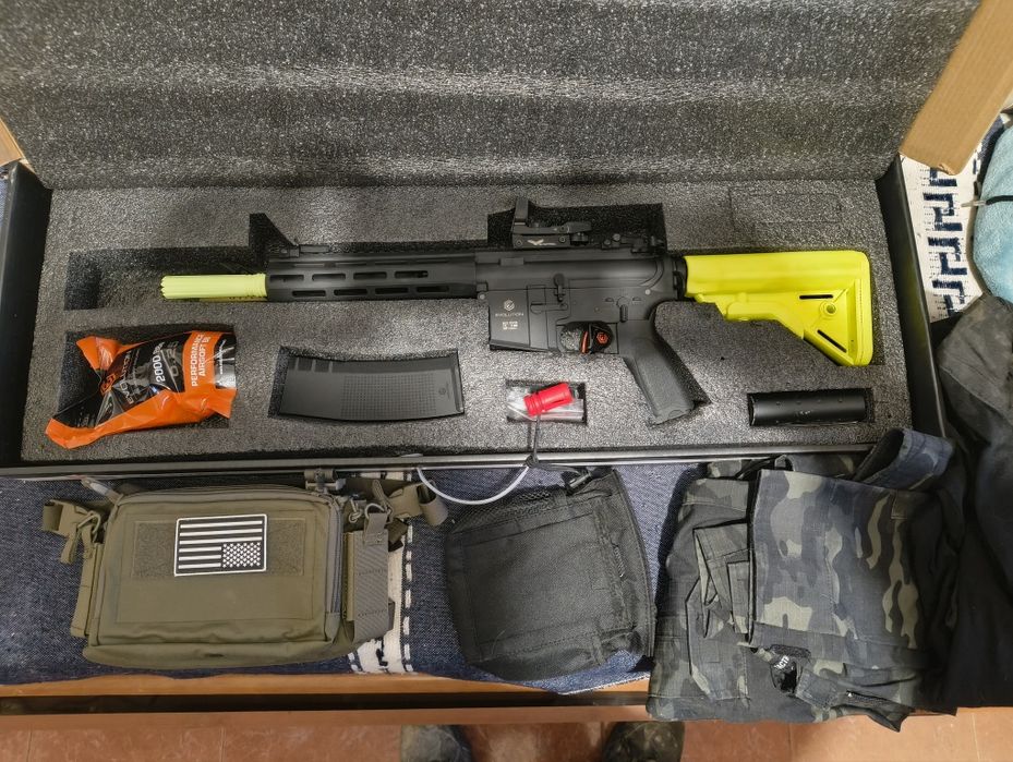 Airsoft nova na caixa mais conjunto