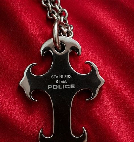 Fio  Police com Cruz e Caixa Original Novo