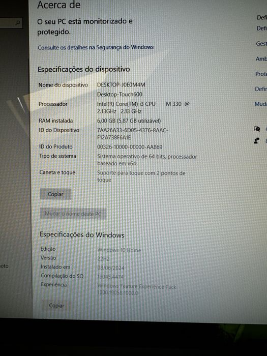 Computador Desktop All in One HP