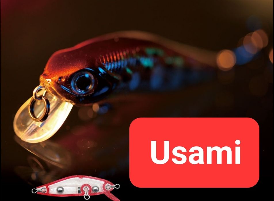 Воблери Usami Shirasu 38, 48, 58. Головень, щука.