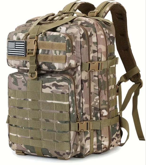 Тактичний рюкзак 50 л зелений, мультикам