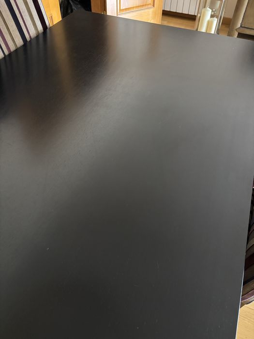Mesa de Jantar em Madeira de Cerejeira + 6 Cadeiras Estofadas