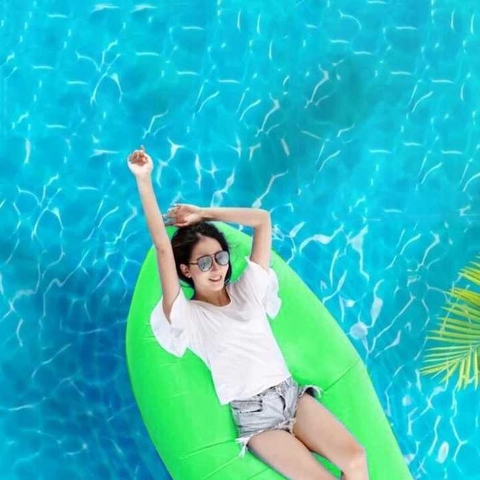 Na plaże fotel materac nadmuchiwany ROZKŁADANA SOFA LAZY BAG NrD387