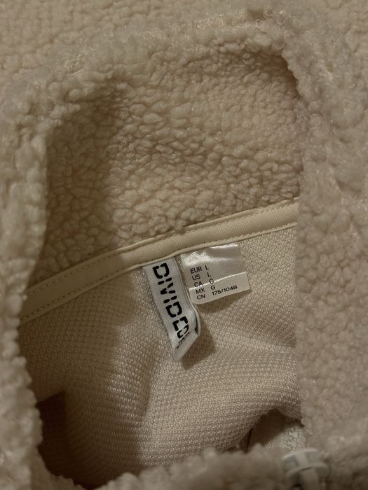 Bluza z misia z suwakiem u góry H&M rozmiar L nowa oversize