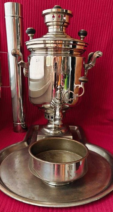 Самовар жаровый на дровах