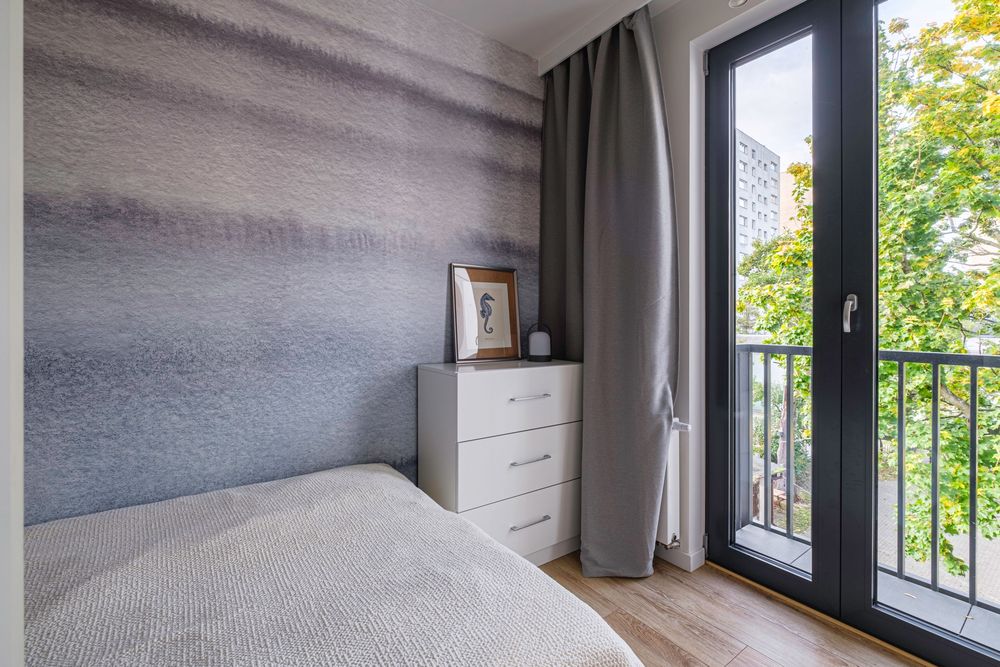 Nowy Apartament Sopot 5 min do Plaży 2 Sypialnie Balkon Parking Nocleg w Sopocie 3 pokoje