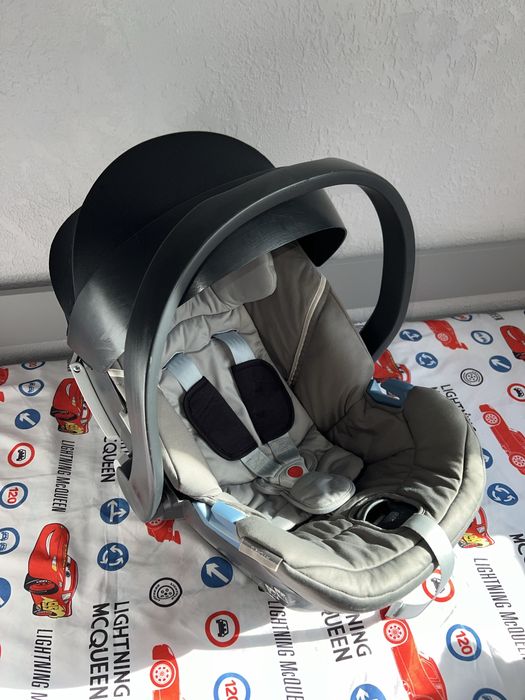 Автокрісло Cybex aton 5 soho grey Автолюлька 0+ для немовлят