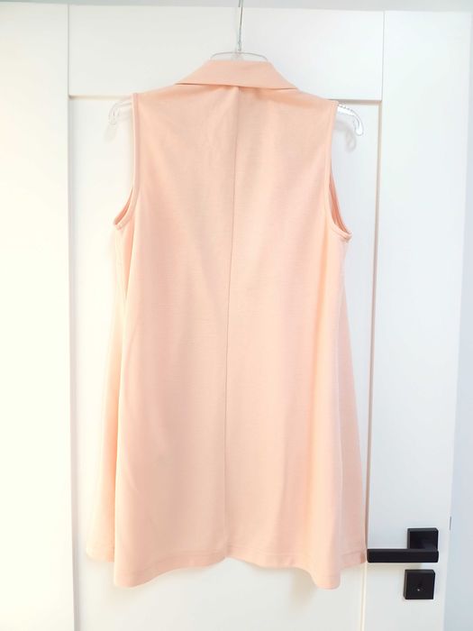 newlook elegancka biurowa wizytowa narzutka bluzka kremowa 40L kremowa