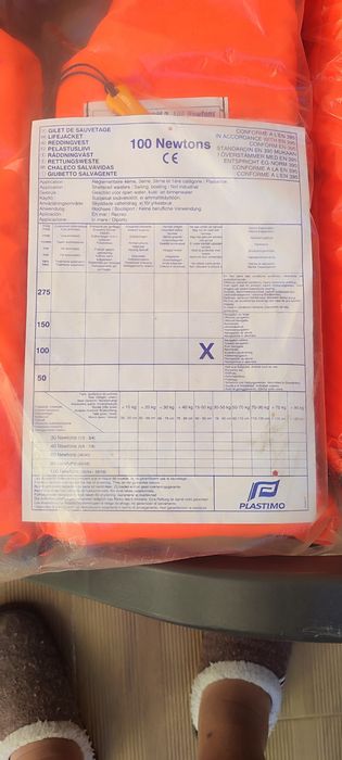 Coletes para embarcação